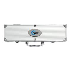 Vue Set de 3 pcs pour barbecue en coffret aluminium de couleur gris| Krokrodeal