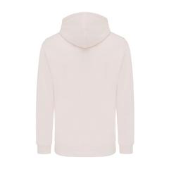 Vue Sweater à capuche léger en coton recyclé Iqoniq Rila de couleur rose| Krokrodeal