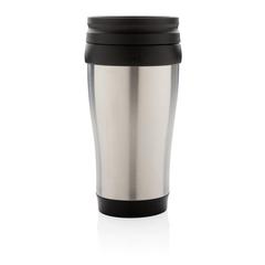 Vue Mug en acier inoxydable de couleur gris| Krokrodeal
