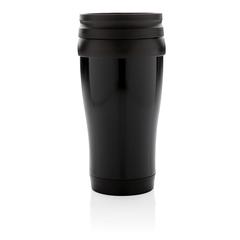 Vue Mug en acier inoxydable de couleur noir| Krokrodeal