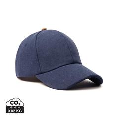 Vue VINGA Casquette en toile AWARE™ Bosler de couleur bleu| Krokrodeal