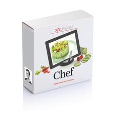 Vue Support à tablette avec stylet Chef de couleur gris| Krokrodeal