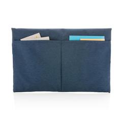 Vue Pochette ordinateur 15.6" à fermeture magnétique de couleur bleu| Krokrodeal