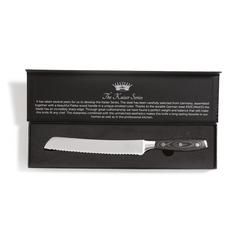 Vue VINGA Couteau à pain Kaiser de couleur gris| Krokrodeal