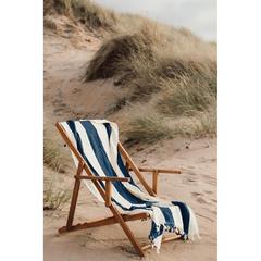 Vue VINGA Drap de bain Valmer de couleur bleu| Krokrodeal
