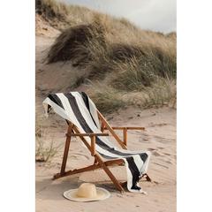 Vue VINGA Drap de bain Valmer de couleur noir| Krokrodeal