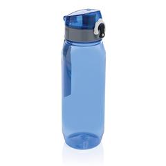 Vue Bouteille d'eau étanche 800ml en PET recyclé RCS Yide de couleur bleu| Krokrodeal