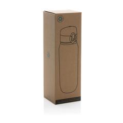 Vue Bouteille d'eau étanche 800ml en PET recyclé RCS Yide de couleur bleu| Krokrodeal