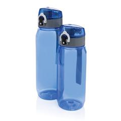 Vue Bouteille d'eau étanche 800ml en PET recyclé RCS Yide de couleur bleu| Krokrodeal