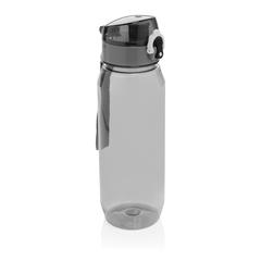 Vue Bouteille d'eau étanche 800ml en PET recyclé RCS Yide de couleur noir| Krokrodeal