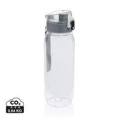 Vue Bouteille d'eau étanche 800ml en PET recyclé RCS Yide de couleur translucide| Krokrodeal