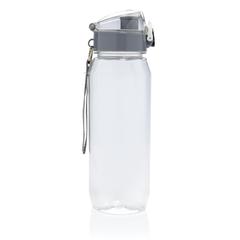 Vue Bouteille d'eau étanche 800ml en PET recyclé RCS Yide de couleur translucide| Krokrodeal