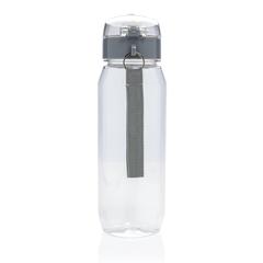 Vue Bouteille d'eau étanche 800ml en PET recyclé RCS Yide de couleur translucide| Krokrodeal