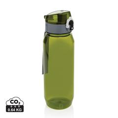 Vue Bouteille d'eau étanche 800ml en PET recyclé RCS Yide de couleur vert| Krokrodeal