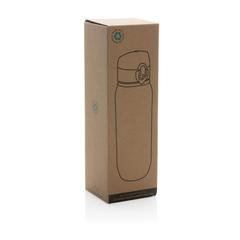 Vue Bouteille d'eau étanche 800ml en PET recyclé RCS Yide de couleur vert| Krokrodeal