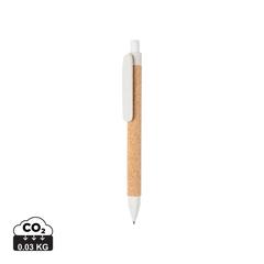 Vue Stylo écoresponsable de couleur blanc| Krokrodeal