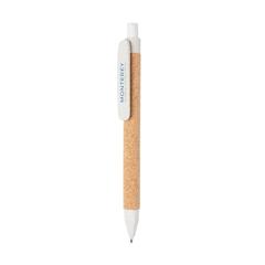 Vue Stylo écoresponsable de couleur blanc| Krokrodeal