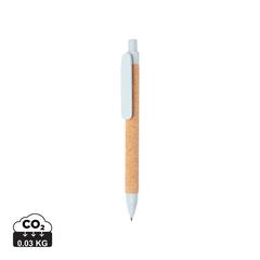 Vue Stylo écoresponsable de couleur bleu| Krokrodeal
