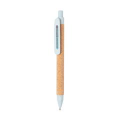 Vue Stylo écoresponsable de couleur bleu| Krokrodeal