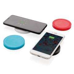 Vue Chargeur à induction 5W rond de couleur blanc| Krokrodeal