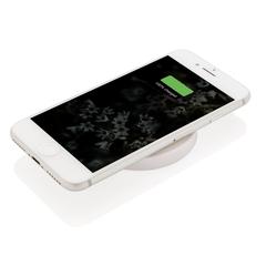 Vue Chargeur à induction 5W rond de couleur blanc| Krokrodeal
