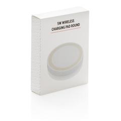 Vue Chargeur à induction 5W rond de couleur blanc| Krokrodeal