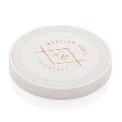 Vue Chargeur à induction 5W rond de couleur blanc| Krokrodeal