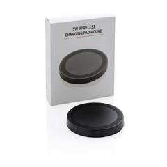 Vue Chargeur à induction 5W rond de couleur noir| Krokrodeal