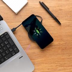 Vue Chargeur à induction 5W rond de couleur noir| Krokrodeal