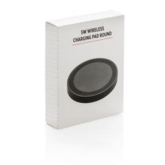 Vue Chargeur à induction 5W rond de couleur noir| Krokrodeal