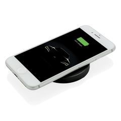 Vue Chargeur à induction 5W rond de couleur noir| Krokrodeal