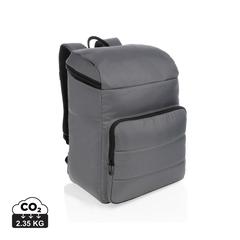 Vue Sac à dos isotherme Impact en rPET AWARE™ de couleur gris| Krokrodeal