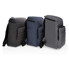 Vue Sac à dos isotherme Impact en rPET AWARE™ de couleur gris| Krokrodeal
