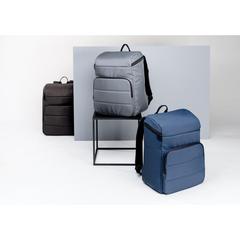Vue Sac à dos isotherme Impact en rPET AWARE™ de couleur gris| Krokrodeal