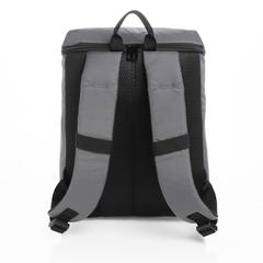 Vue Sac à dos isotherme Impact en rPET AWARE™ de couleur gris| Krokrodeal