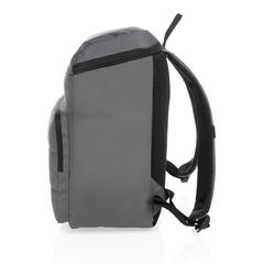 Vue Sac à dos isotherme Impact en rPET AWARE™ de couleur gris| Krokrodeal