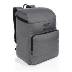 Vue Sac à dos isotherme Impact en rPET AWARE™ de couleur gris| Krokrodeal