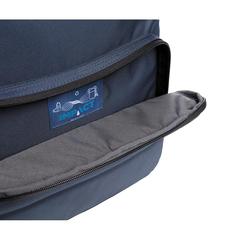Vue Sac à dos isotherme Impact en rPET AWARE™ de couleur bleu| Krokrodeal