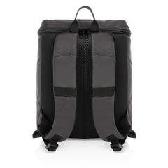 Vue Sac à dos isotherme Impact en rPET AWARE™ de couleur noir| Krokrodeal