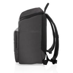 Vue Sac à dos isotherme Impact en rPET AWARE™ de couleur noir| Krokrodeal