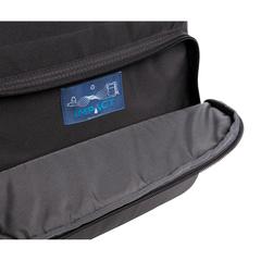Vue Sac à dos isotherme Impact en rPET AWARE™ de couleur noir| Krokrodeal