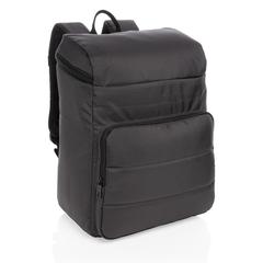 Vue Sac à dos isotherme Impact en rPET AWARE™ de couleur noir| Krokrodeal