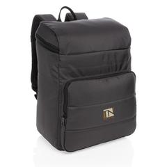 Vue Sac à dos isotherme Impact en rPET AWARE™ de couleur noir| Krokrodeal