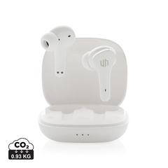 Vue Ecouteurs sans fil ENC Urban Vitamin Byron de couleur blanc| Krokrodeal