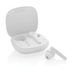 Vue Ecouteurs sans fil ENC Urban Vitamin Byron de couleur blanc| Krokrodeal