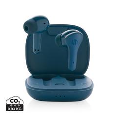 Vue Ecouteurs sans fil ENC Urban Vitamin Byron de couleur bleu| Krokrodeal
