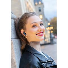 Vue Ecouteurs sans fil ENC Urban Vitamin Byron de couleur bleu| Krokrodeal