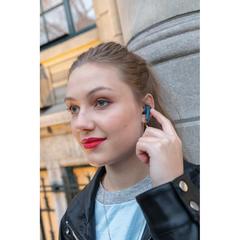 Vue Ecouteurs sans fil ENC Urban Vitamin Byron de couleur bleu| Krokrodeal