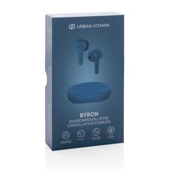 Vue Ecouteurs sans fil ENC Urban Vitamin Byron de couleur bleu| Krokrodeal