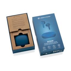 Vue Ecouteurs sans fil ENC Urban Vitamin Byron de couleur bleu| Krokrodeal